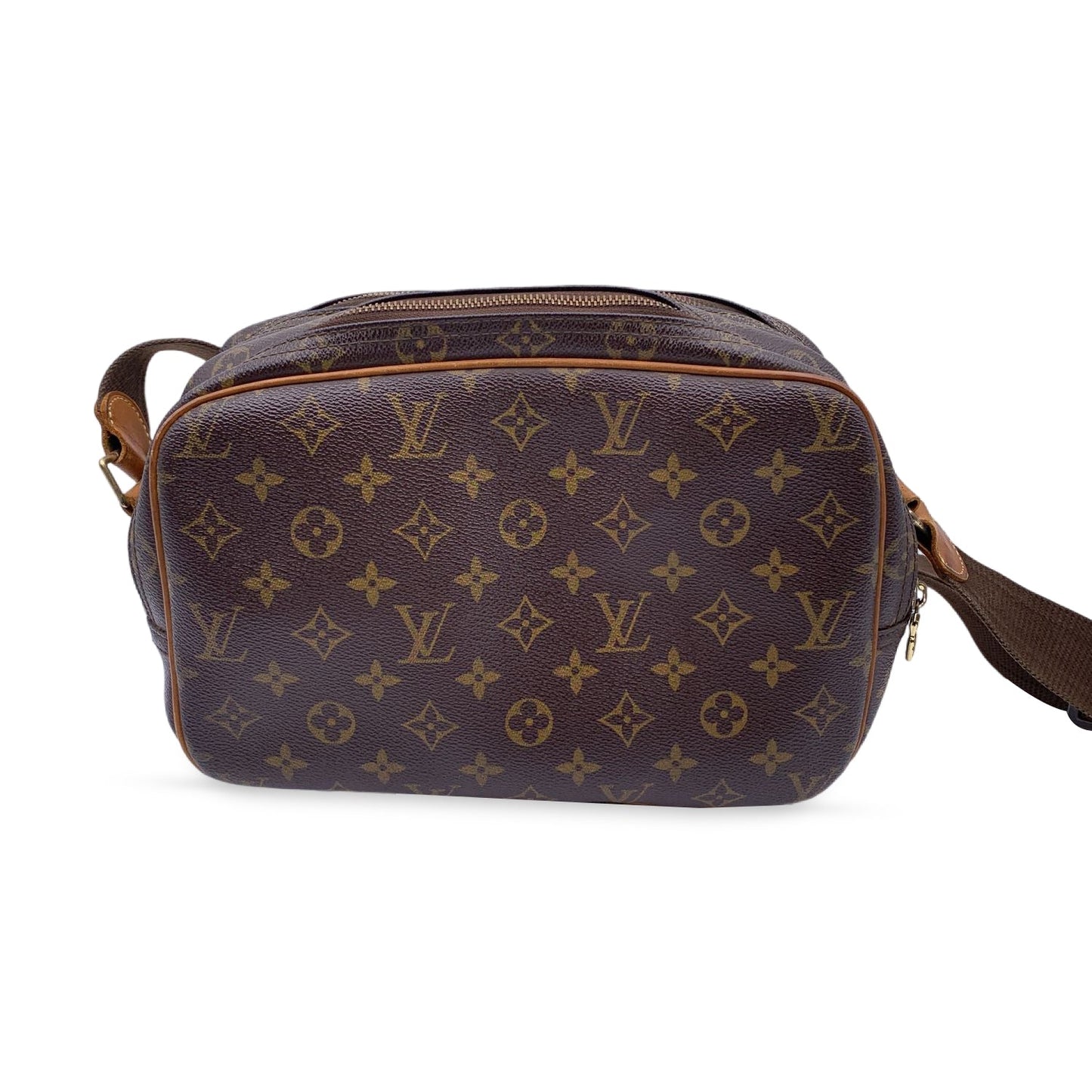 LOUIS VUITTON Monogram Reporter Pm Canvas Messenger Bag M45254