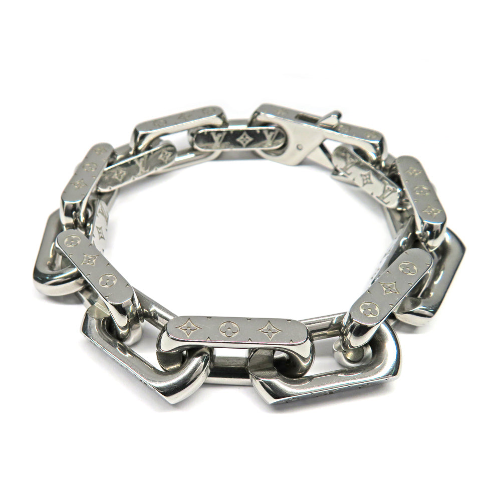 Louis vuitton Chain Bracelet Monogram M00308 M Size Metal Jewelry Accessories