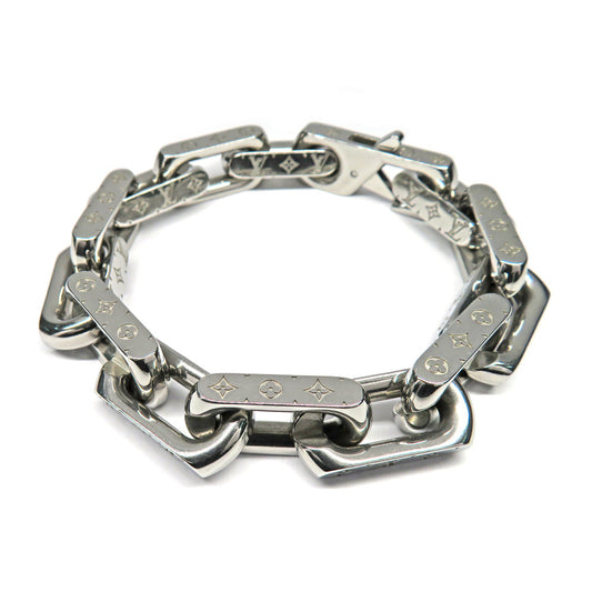 Louis vuitton Chain Bracelet Monogram M00308 M Size Metal Jewelry Accessories