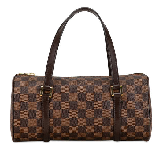 Louis Vuitton Damier Papillon PM 26 Handbag N51304 Brown PVC Leather Louis Vuitton