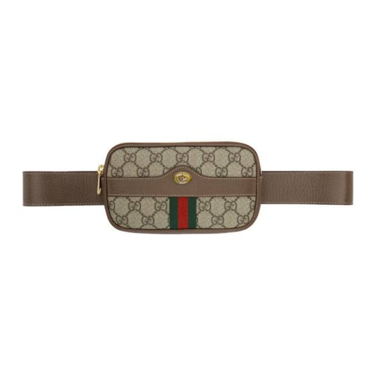 Gucci Monogram Leather Canvas Crossbody