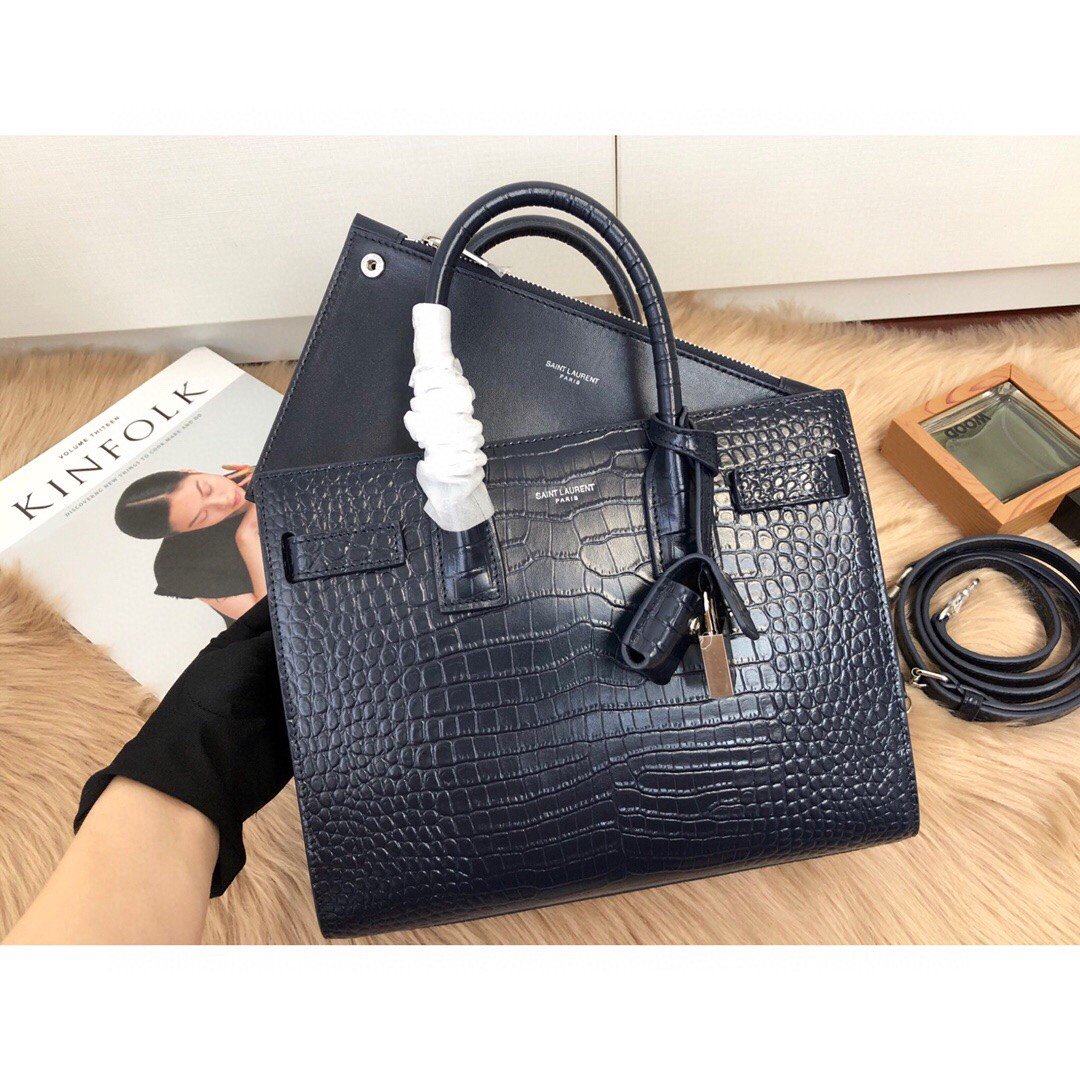 Yves Saint Laurent Sac De Jour Small In-Black Luxury Handbag