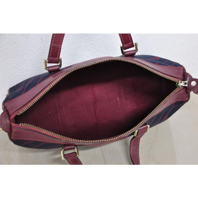 Gucci Leather Canvas Shoulder Bag