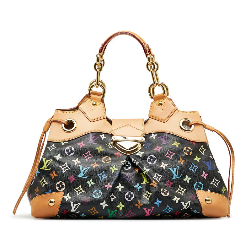 Louis Vuitton Multicolor Ursula Handbag M40124 Noir Black Multicolor PVC Leather Louis Vuitton