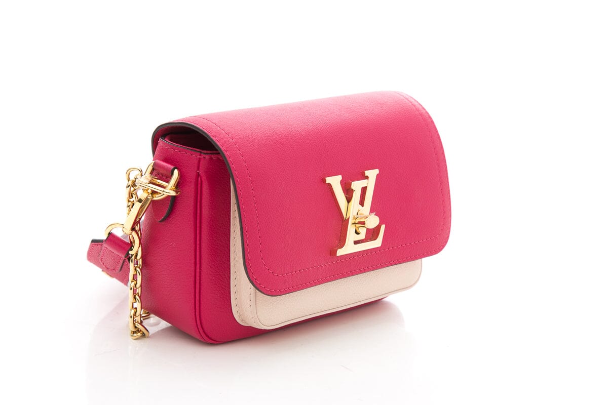 Louis Vuitton "Lock me Tender" Hot Pink Cross-Body Crossbody