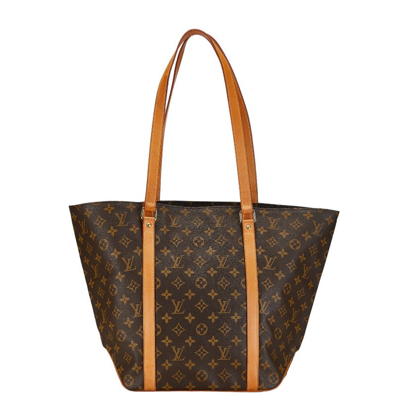 Louis Vuitton Monogram Sacksack Bag Handbag M51108 Brown PVC Leather Louis Vuitton