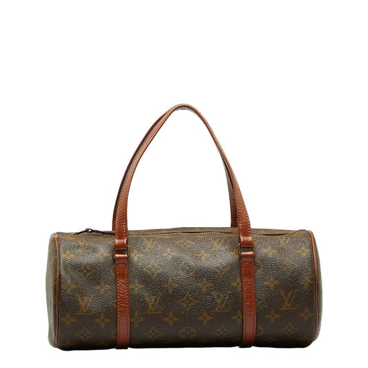 Louis Vuitton Monogram Papillon 30 Handbag M51365 Brown PVC Leather Louis Vuitton