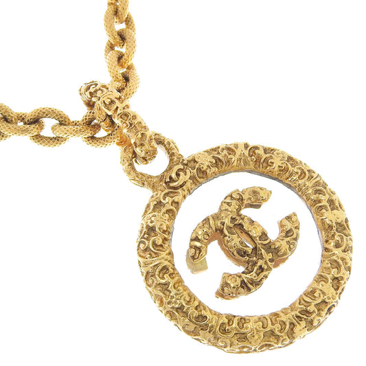 Chanel Chanel Coco Necklaces   G  x Glass French Made  172.4g COCO Mark   Cloth
