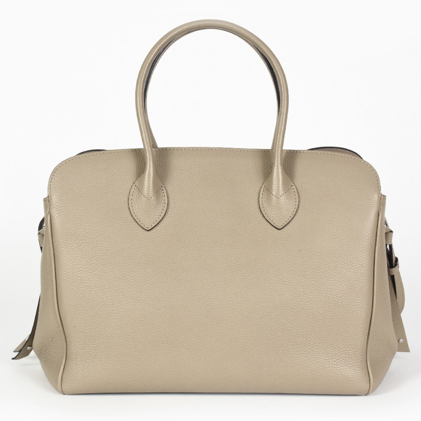 Louis Vuitton ish Tourterelle Leather Handbag