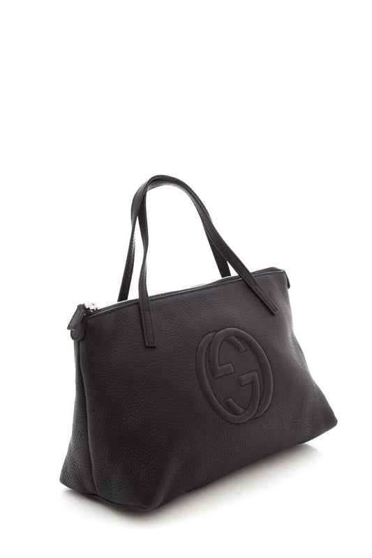 Gucci Soho Black Leather Handbag