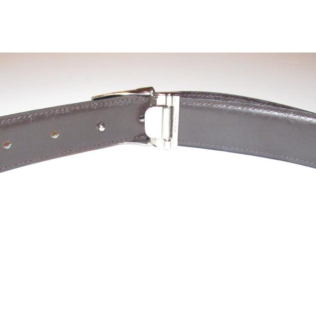 Fendi Blackbrownchrome Ff Buckle Leather And Belt