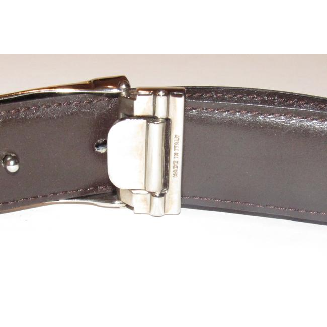 Fendi Blackbrownchrome Ff Buckle Leather And Belt