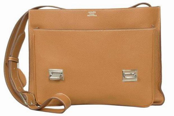Luxury Hermes Steve 92111 Shoulder Bag Lambskin