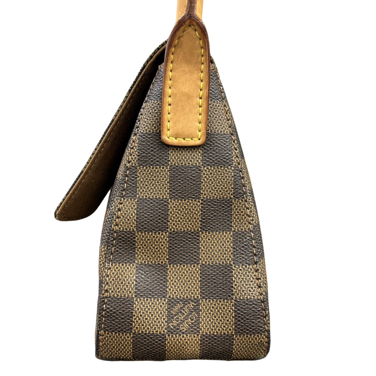 LOUIS VUITTON  Damier Mini Looping Ebene