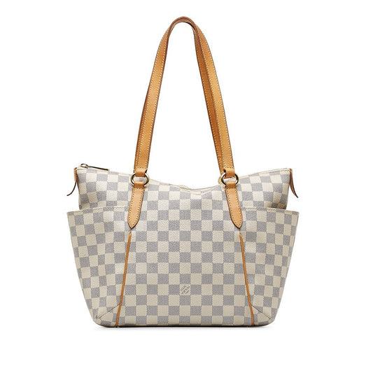 Louis Vuitton Damière Azur Toilet N51261 White PVC Leather  Louis Vuitton