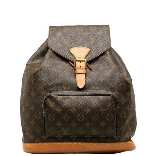 Louis Vuitton Monogram M51135 Daypack PVC/Leather Brown