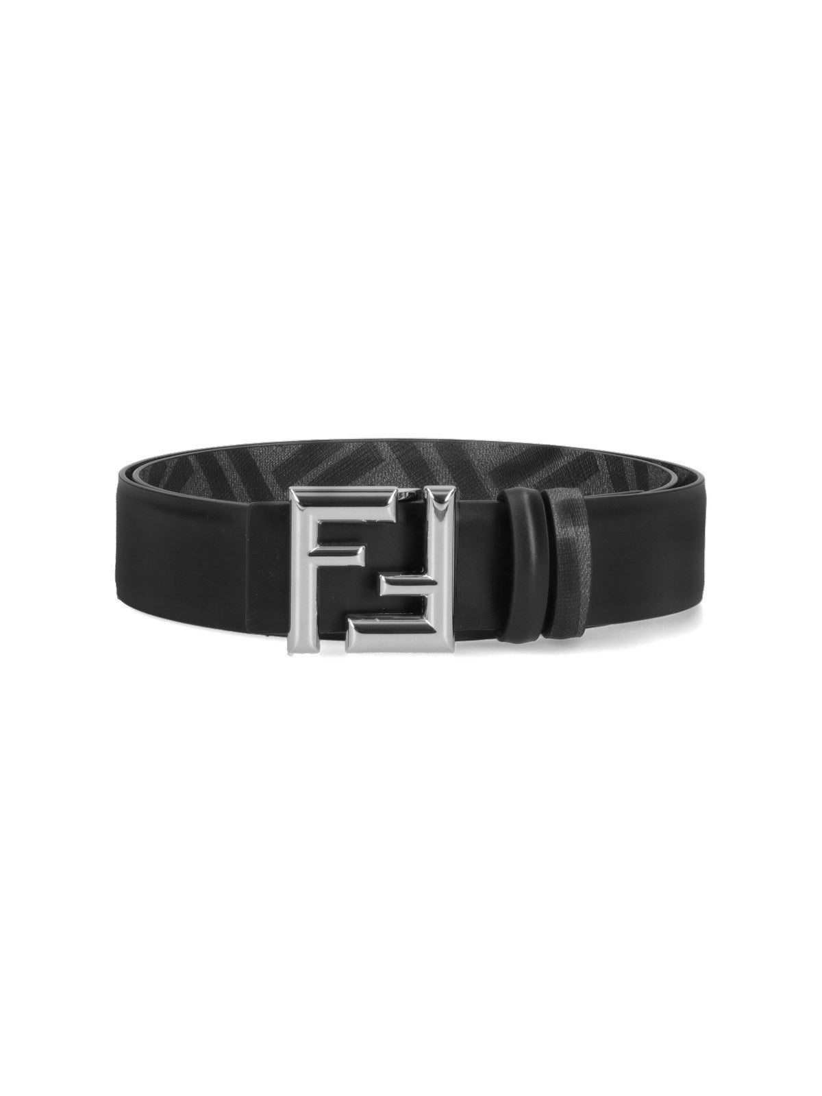 Fendi Men "Ff Rounded" Reversible Belt