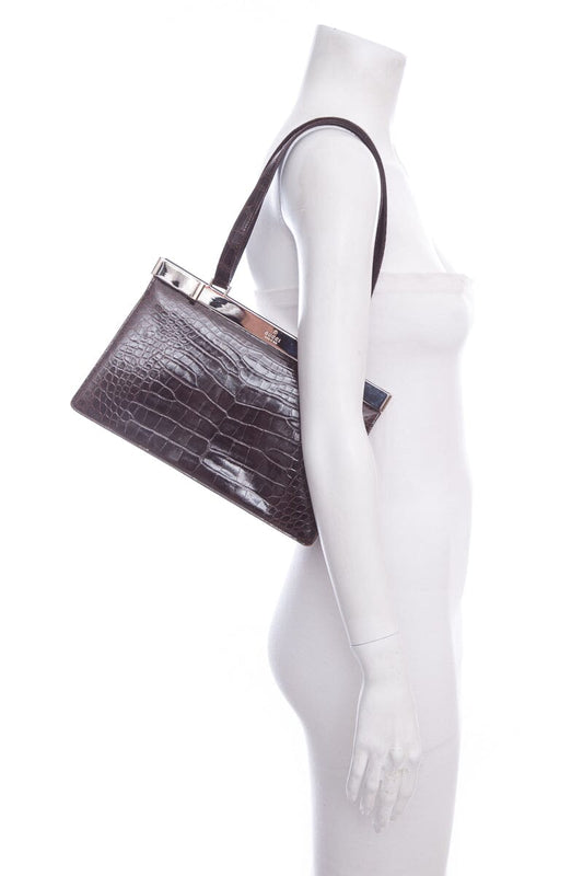 Gucci Brown Leather Handbag Style 1