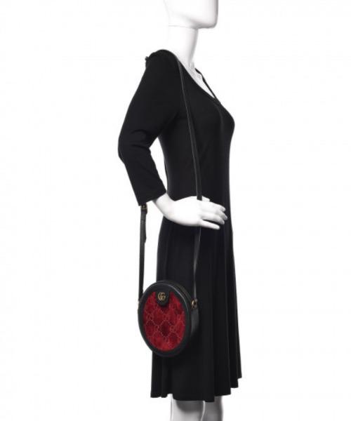 Gucci Monogram Leather Mini Crossbody