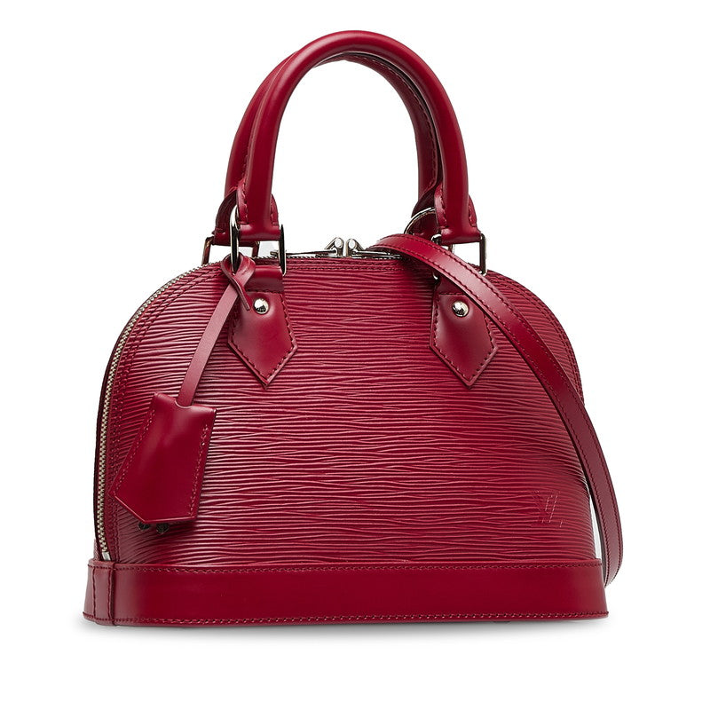 Louis Vuitton Epic Alma BB Handbags Shoulder Bag 2WAY M40851 Fushai Pink Leather Louis Vuitton