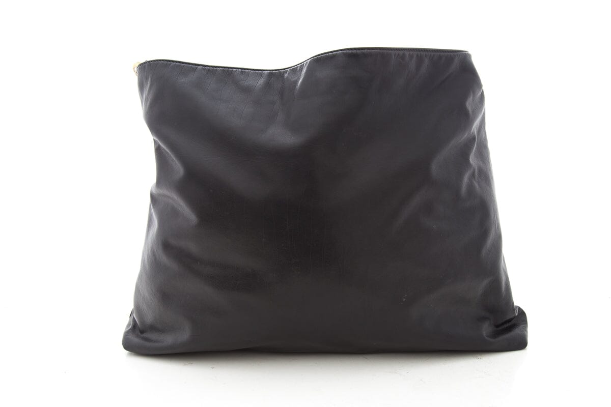 Gucci Black Leather Tote Style 17