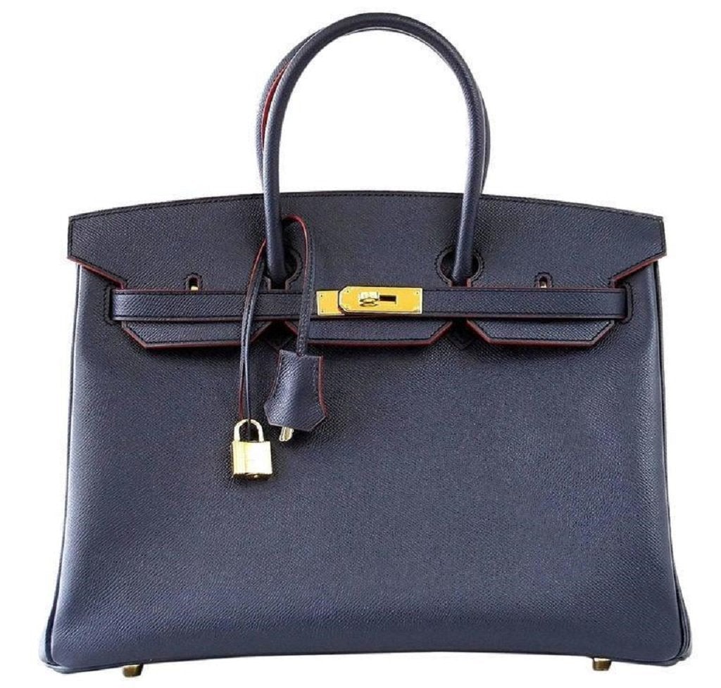 HermesBirkin 35 Two-Tone Limited Edition Epsom Bag