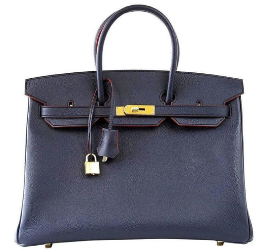HermesBirkin 35 Two-Tone Limited Edition Epsom Bag