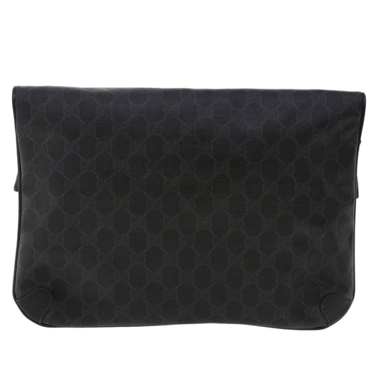 Gucci Leather Canvas Clutch