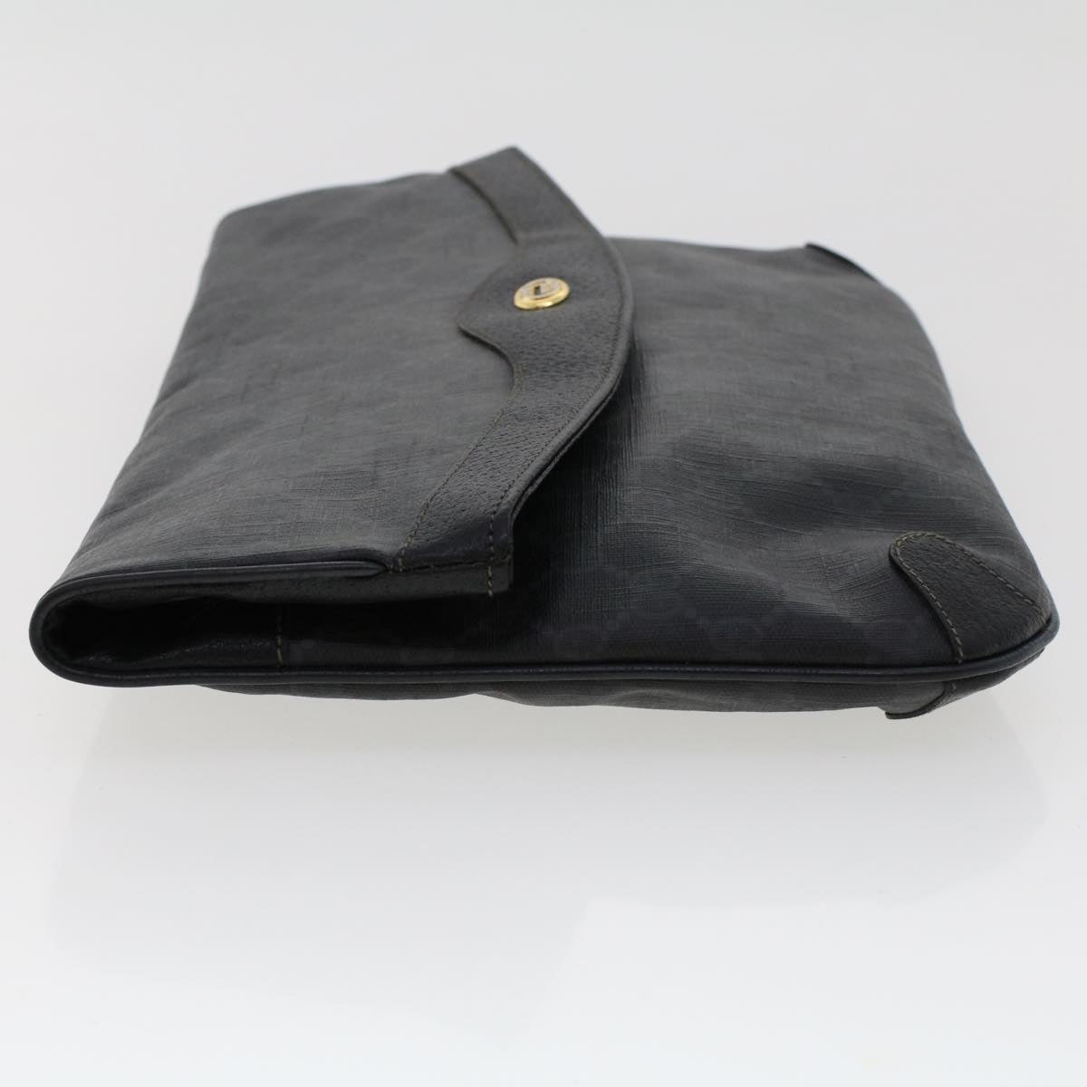 Gucci Leather Canvas Clutch