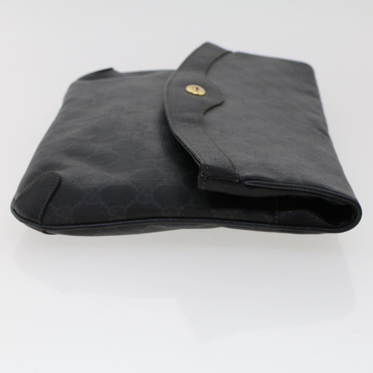 Gucci Leather Canvas Clutch