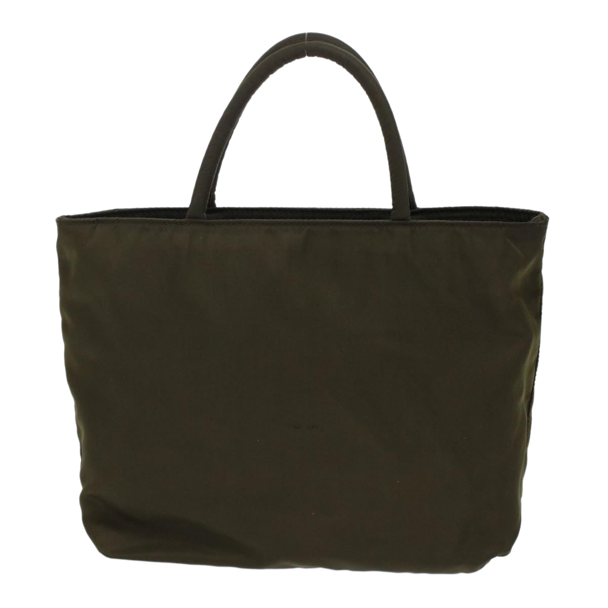 Prada Hand Bag Nylon Khaki