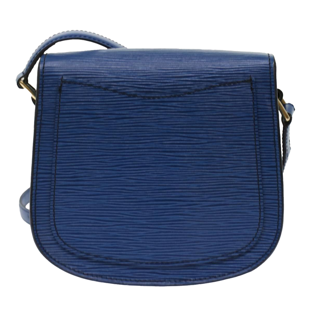 LOUIS VUITTON Epi Saint Cloud PM Shoulder Bag Blue LV Auth ep1202