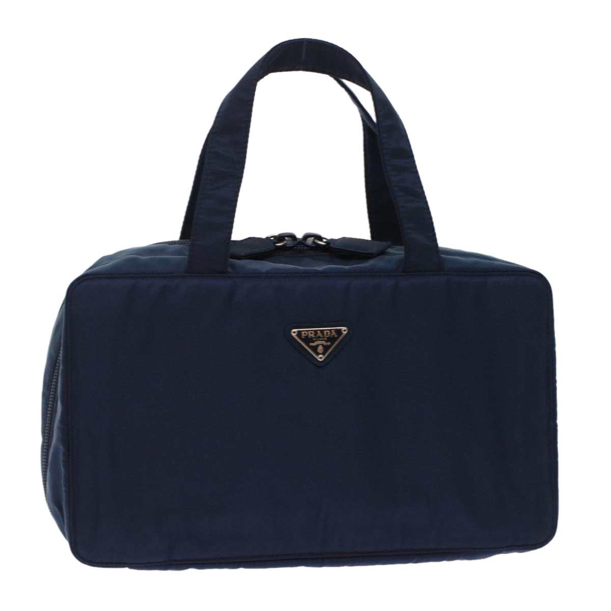 Prada Hand Bag Nylon Navy