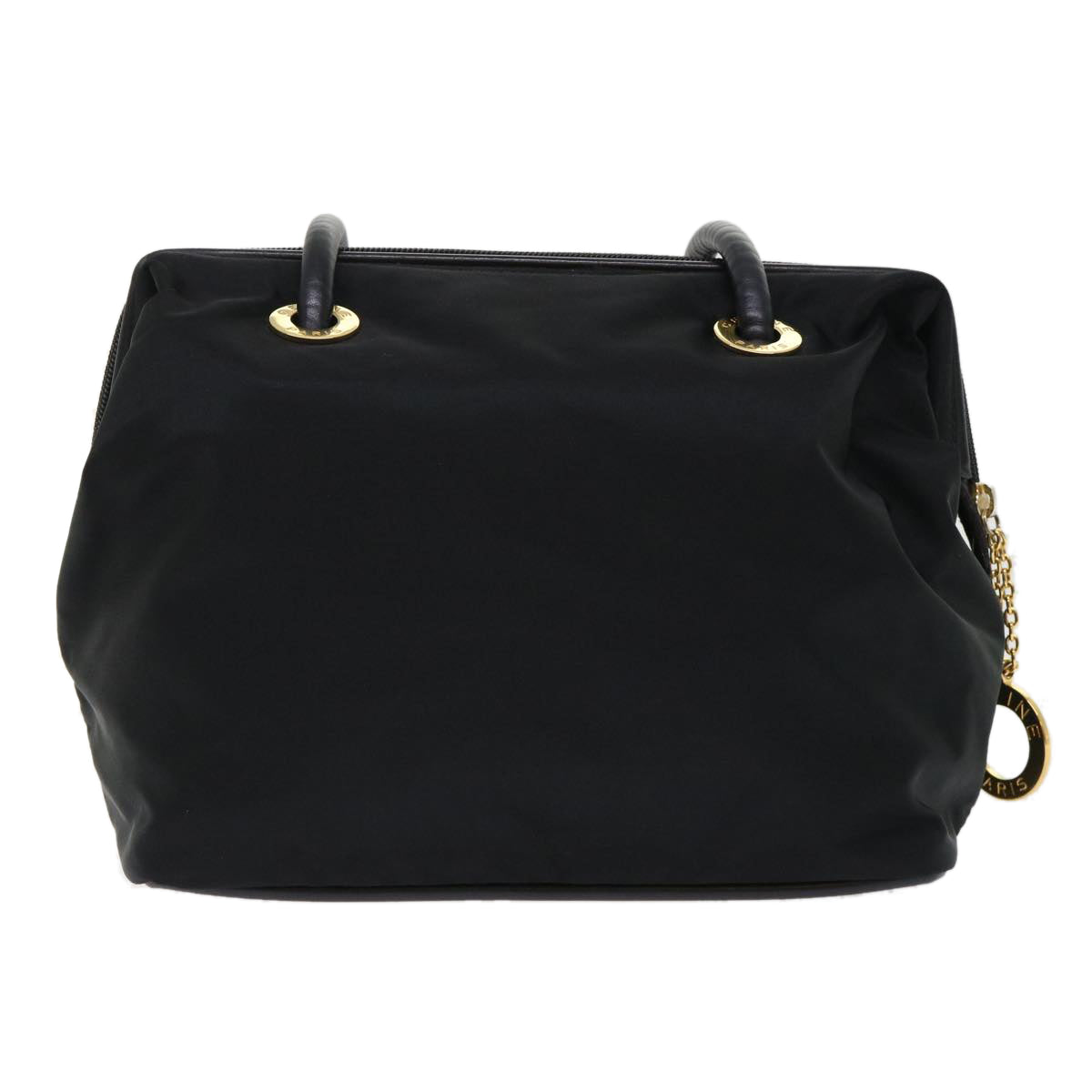 Luxury CELINE Shoulder Bag Nylon Leather Black ep1289