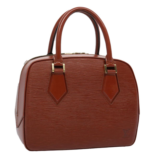 LOUIS VUITTON Epi Sablon Hand Bag Brown M52043 LV Auth ep2553