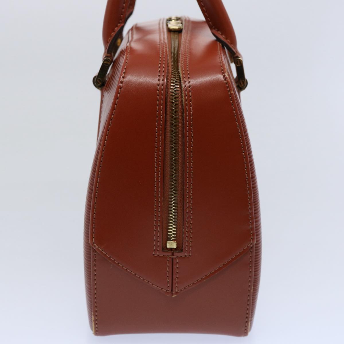 LOUIS VUITTON Epi Sablon Hand Bag Brown M52043 LV Auth ep2553