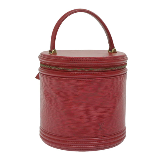 LOUIS VUITTON Epi Cannes Hand Bag Red M48037 LV Auth ep2894