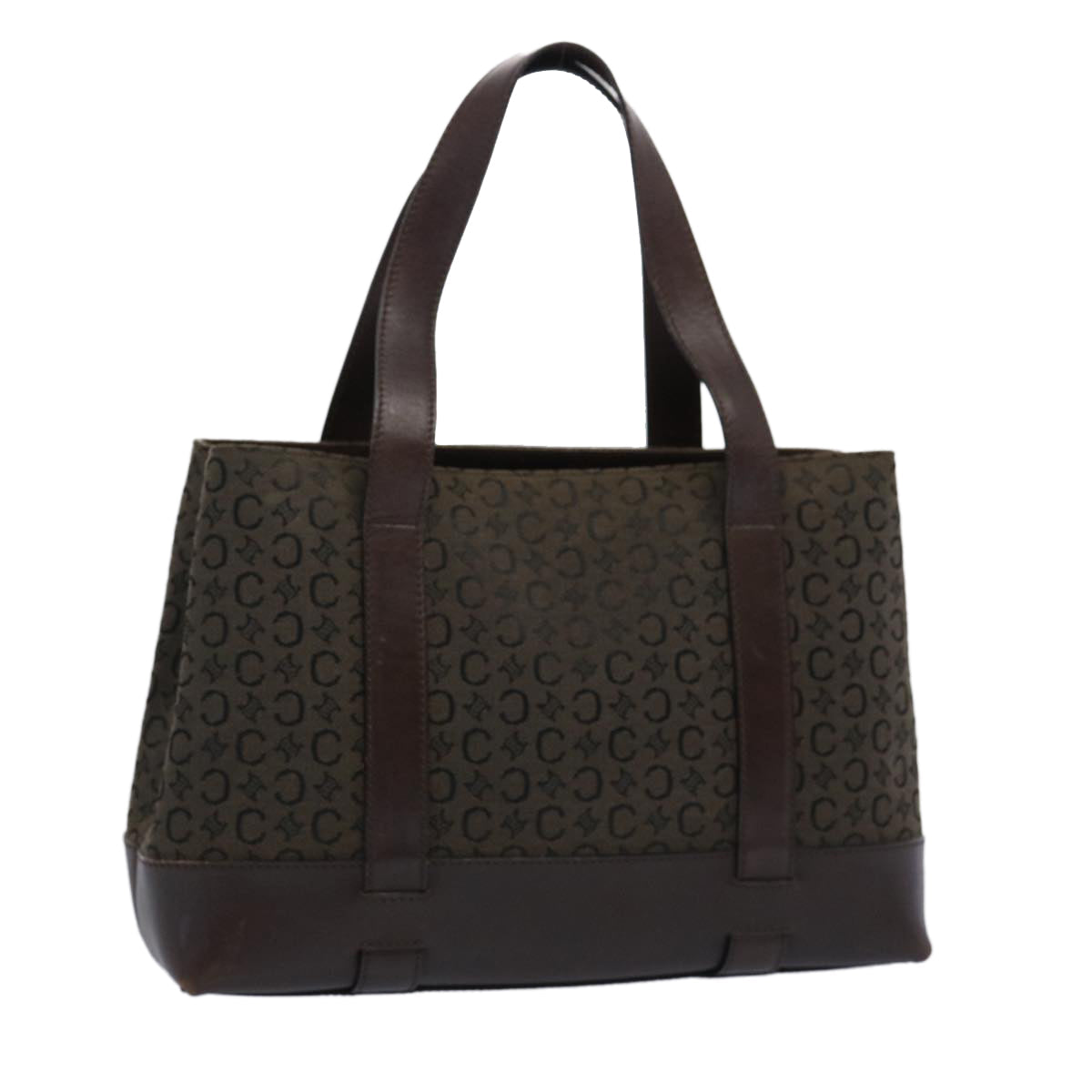 Luxury CELINE C Macadam Canvas Tote Bag Brown ep3195