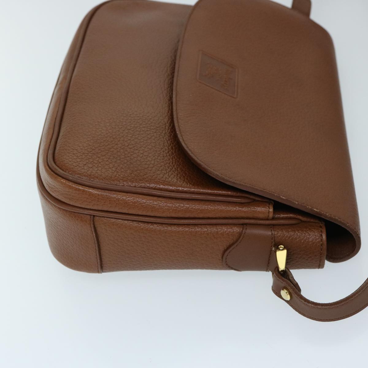 Burberry Shoulder Bag Leather Brown Auth ep3760