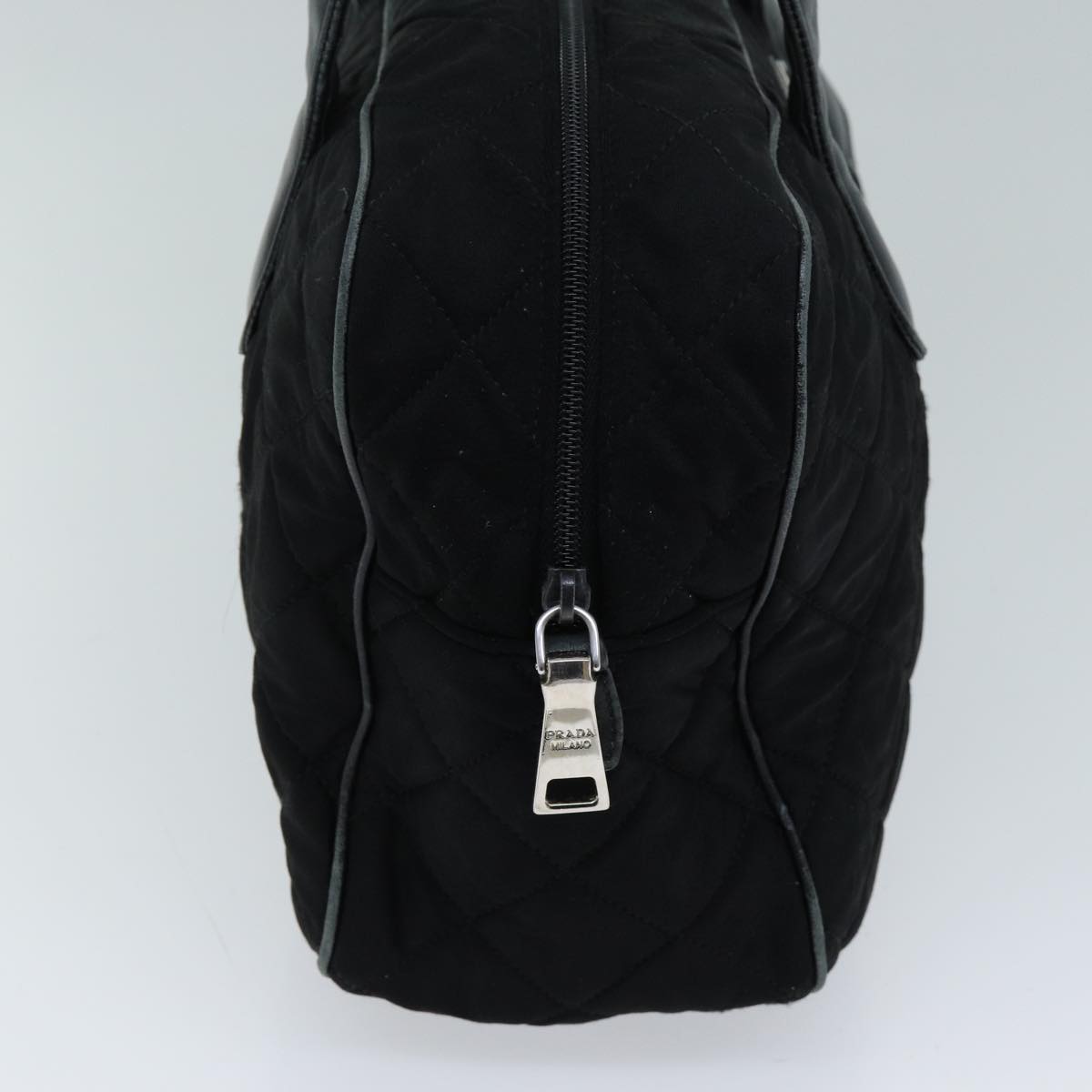 PRADA Hand Bag Canvas 2way Black Auth ep4171