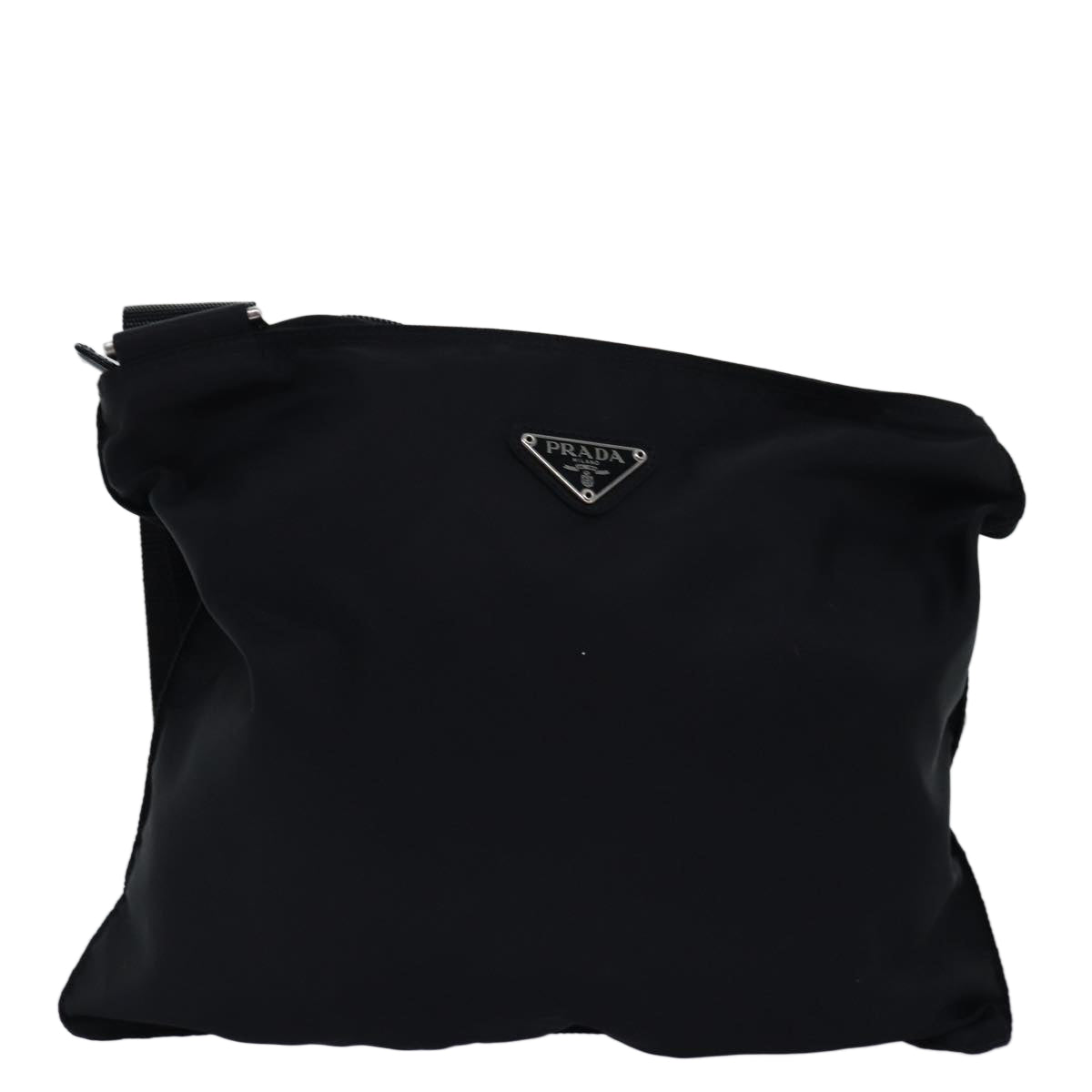 PRADA Shoulder Bag Nylon Black Auth ep4231