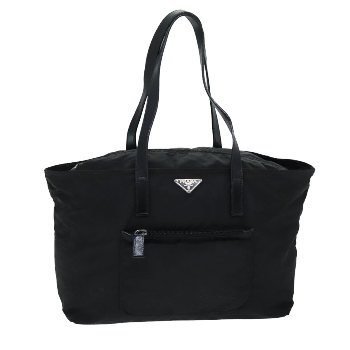 PRADA Tote Bag Nylon Black Auth ep4312