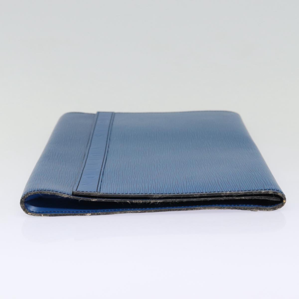 LOUIS VUITTON Epi Pochette Amberop Clutch Bag Blue LV Auth ep5254