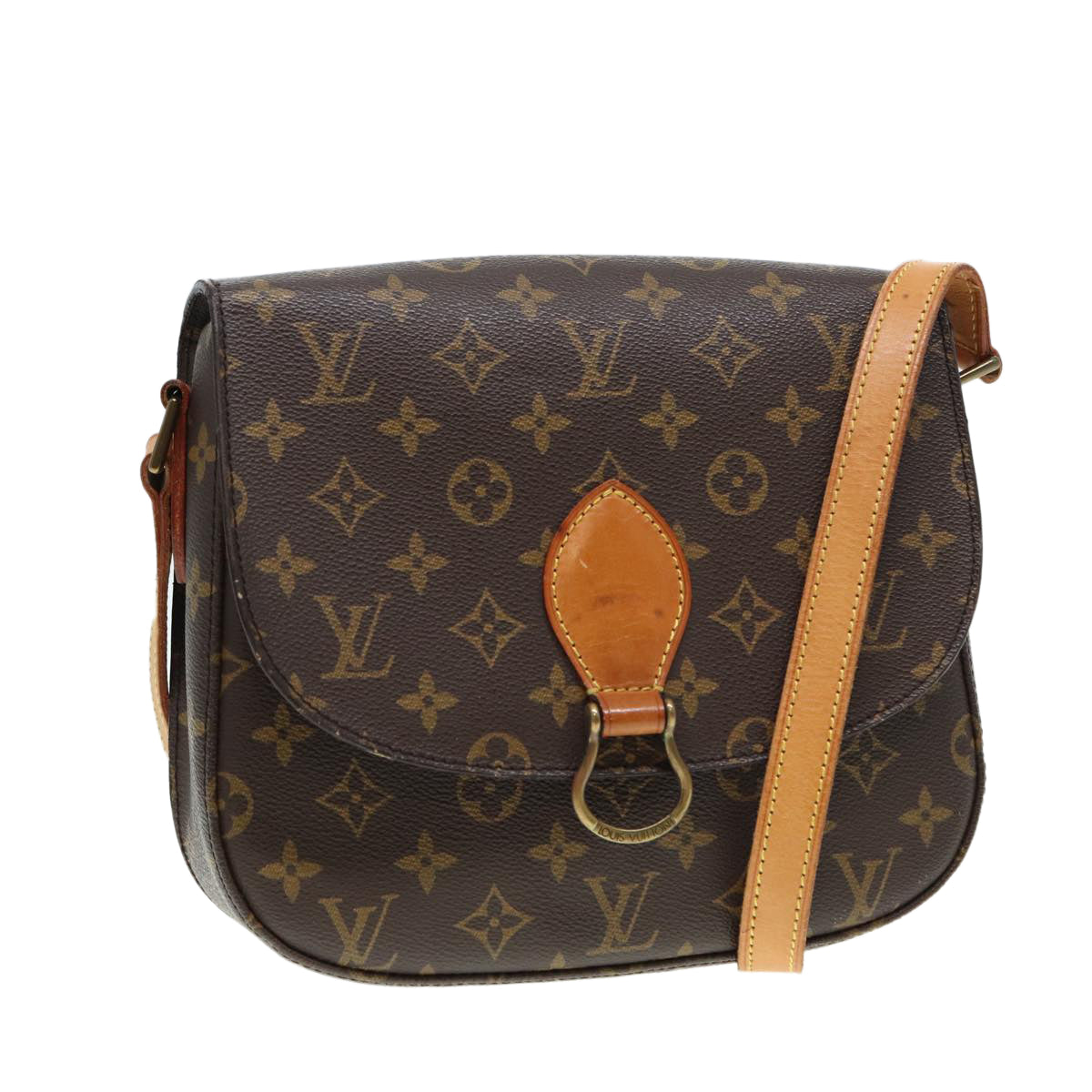 LOUIS VUITTON Monogram Saint Cloud GM Shoulder Bag LV Auth ep5259