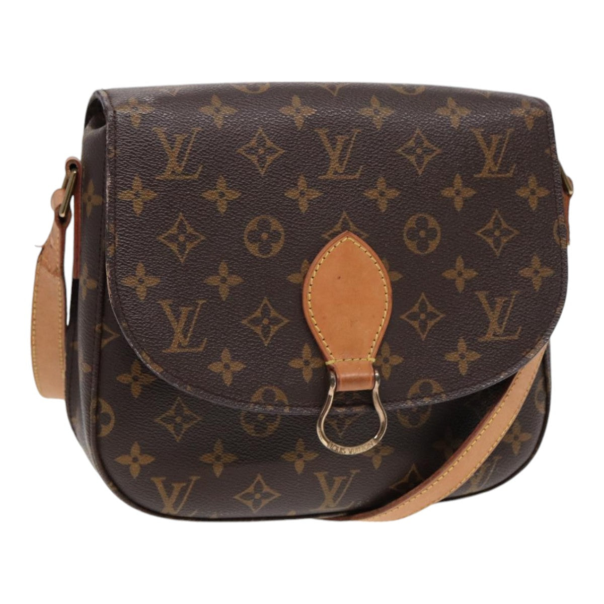 LOUIS VUITTON Monogram Saint Cloud GM Shoulder Bag LV Auth ep5260
