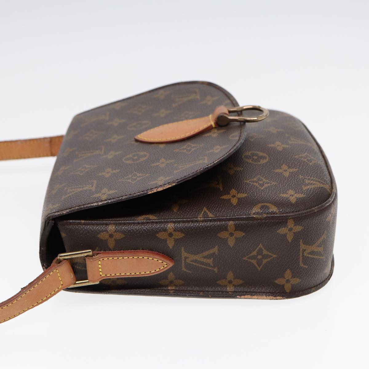 LOUIS VUITTON Monogram Saint Cloud GM Shoulder Bag LV Auth ep5260
