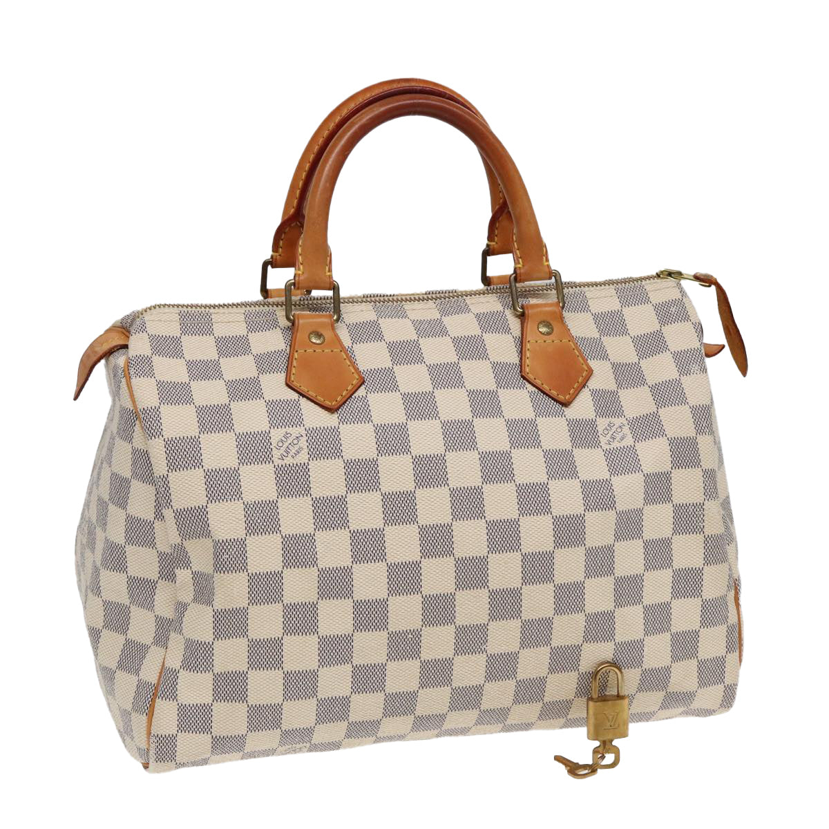 LOUIS VUITTON Damier Azur Hand Bag LV Auth ep5280