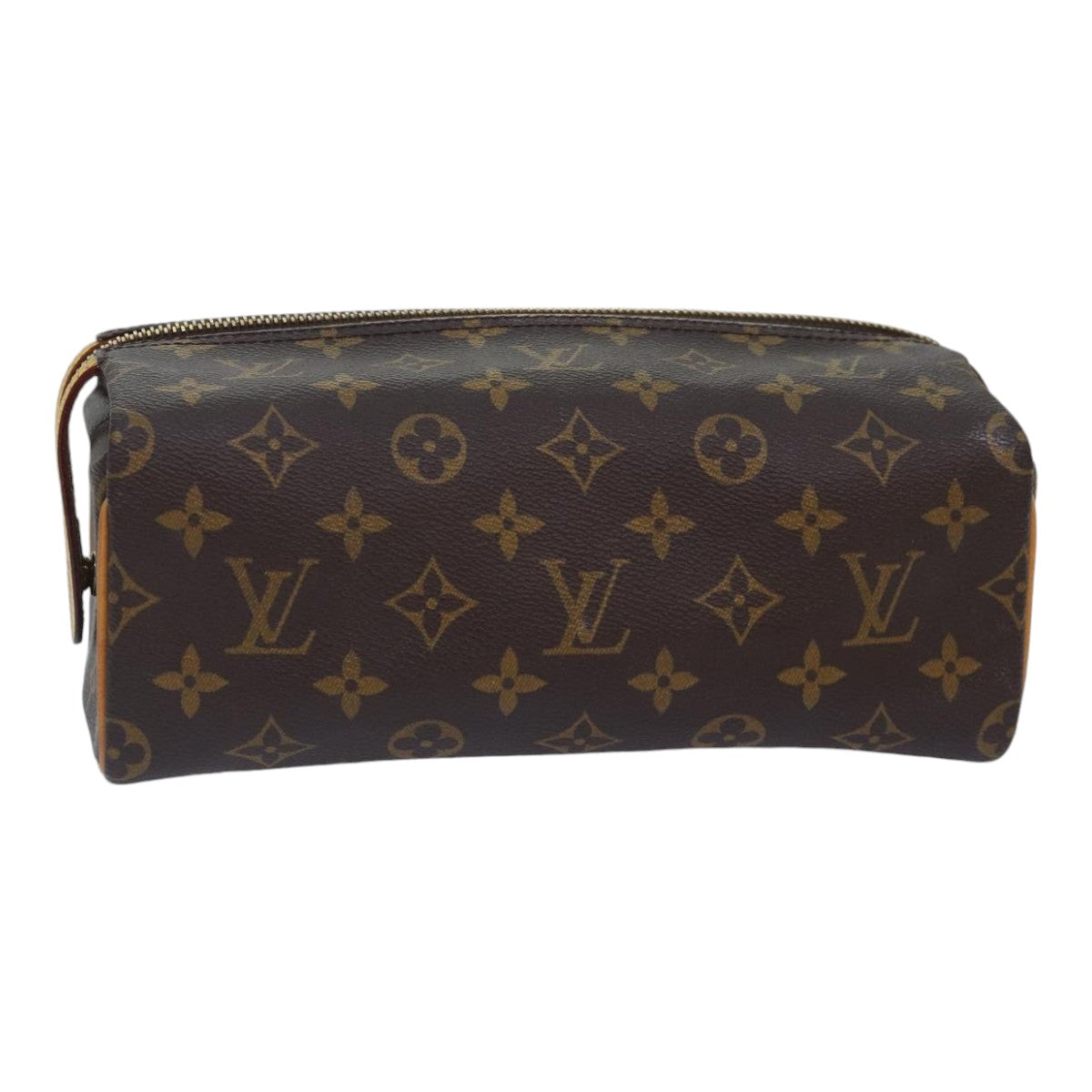 LOUIS VUITTON Monogram Trousse Patte Pression Cosmetic Pouch Auth ep5282