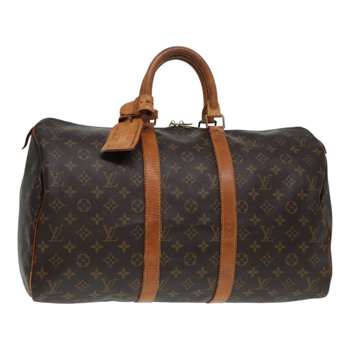 LOUIS VUITTON Monogram Keepall 45 Boston Bag LV Auth ep5292
