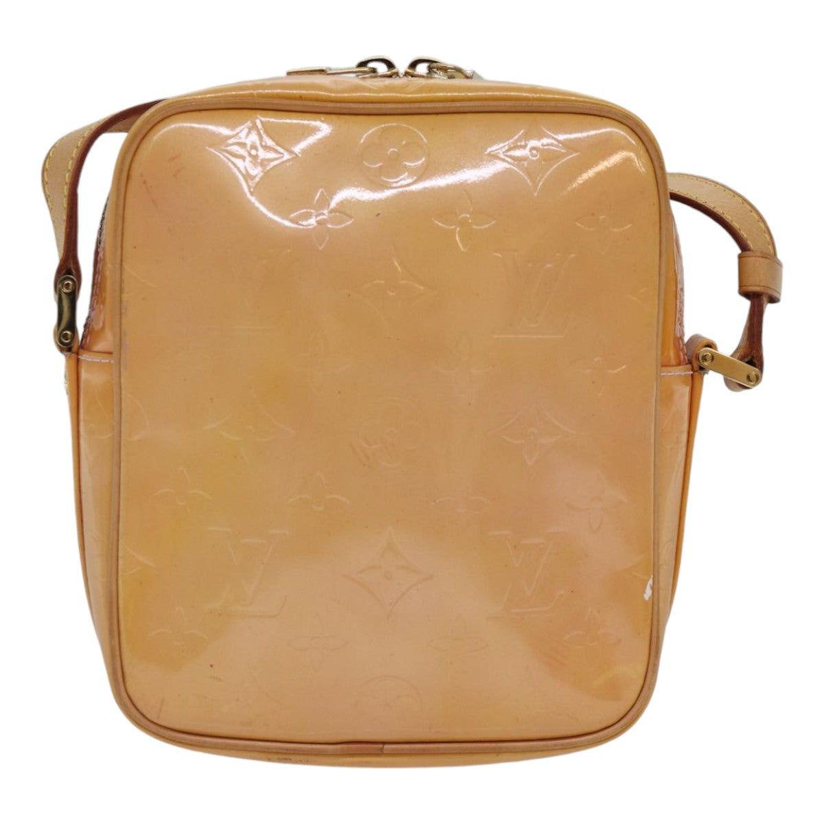 LOUIS VUITTON Monogram Vernis Wooster Bag Marshmallow Pink LV Auth ep5298